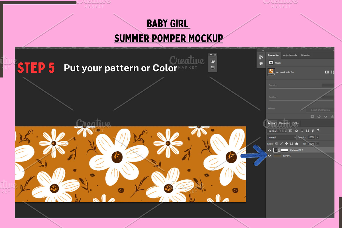 Baby Girl Summer Romper Mockuup, a Hoody Mockup by Nora Gad (Photo 7 of 22)
