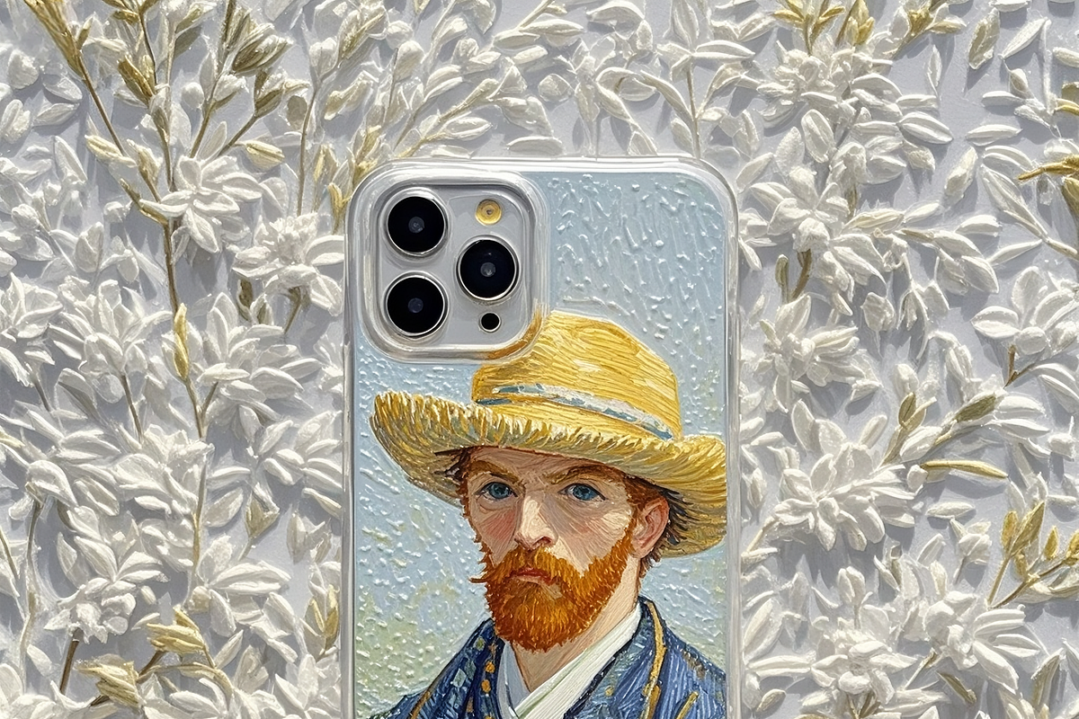 The phone case that Van Gogh also wa, a Mockup by TesMarteaux (Photo 4 of 4)