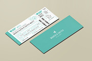 Boarding Pass Wedding Invitation, an Invitation Template by Vynetta (Thumbnail 4 of 5)