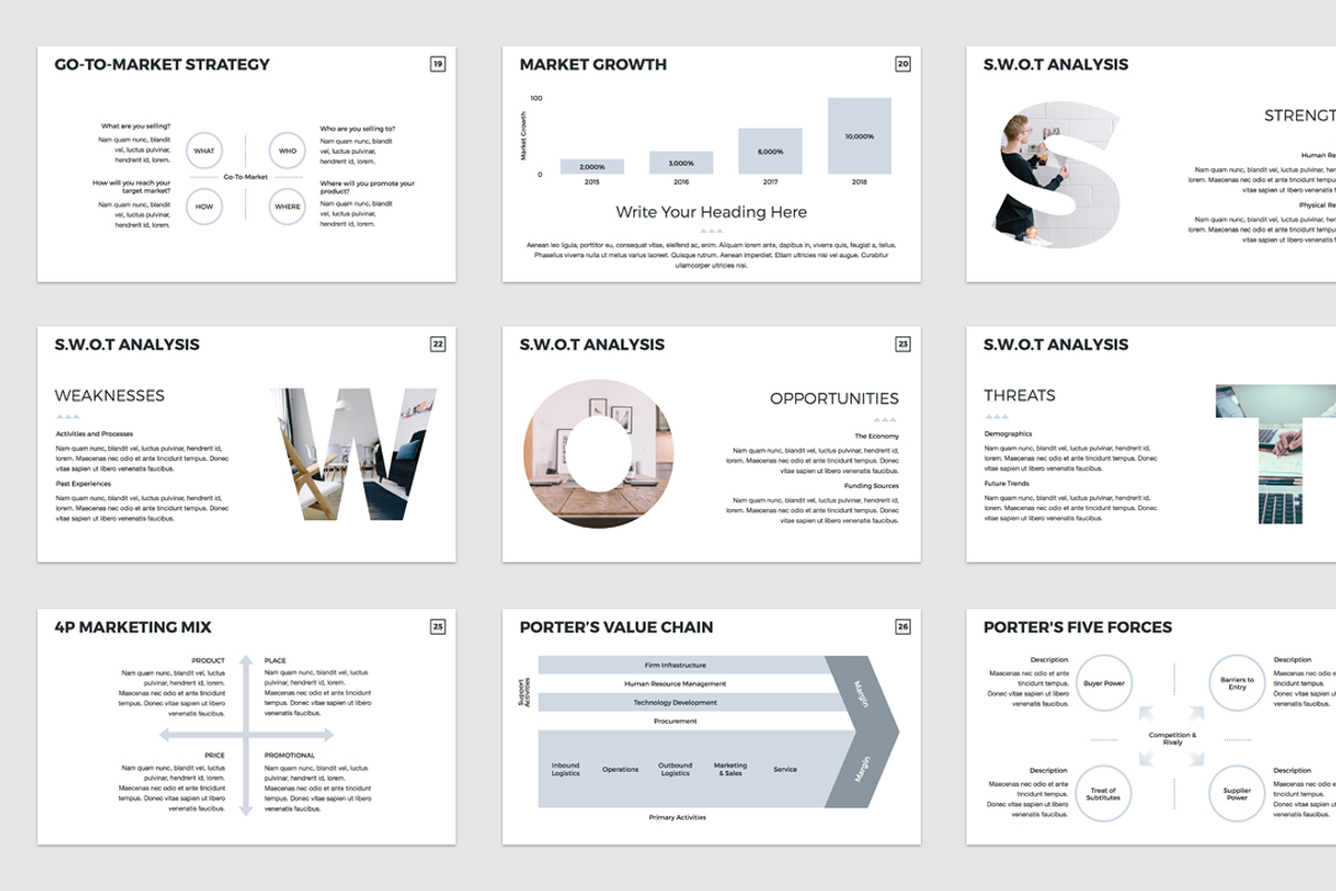 Business Plan PowerPoint Template, a Presentation Template by JetzTemplates (Photo 4 of 8)