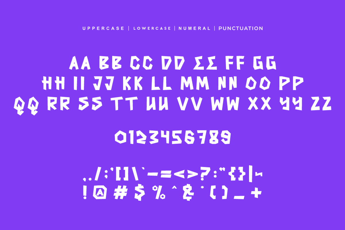 Funky Woshim - Retro Font, a Handwritten Font by QR Design Studio (Photo 6 of 7)