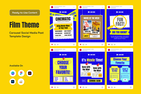 Film Storytelling Social Carousel preview 6