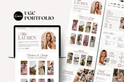 Elegant UGC Portfolio Template, a Landing Page Template by Business Chic (Thumbnail 1 of 5)