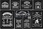 Farmhouse Halloween Sign SVG Bundle, an Object Graphic by Design's Dark (Thumbnail 7 of 9)