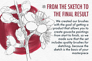 Procreate Gouache Brushes Studio, a Brush Add-On by Nuclear Brushes (Thumbnail 5 of 8)