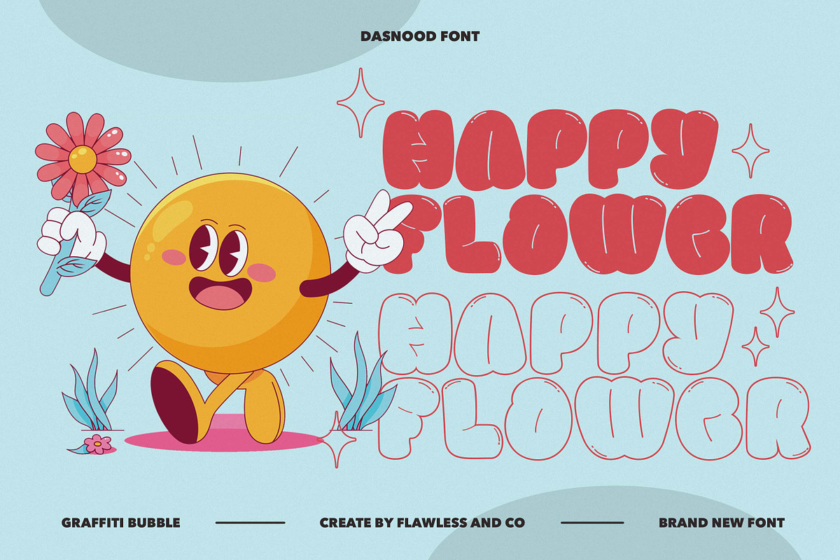 Dasnood - Graffiti Font, a Font by Flawless And Co (Photo 5 of 10)