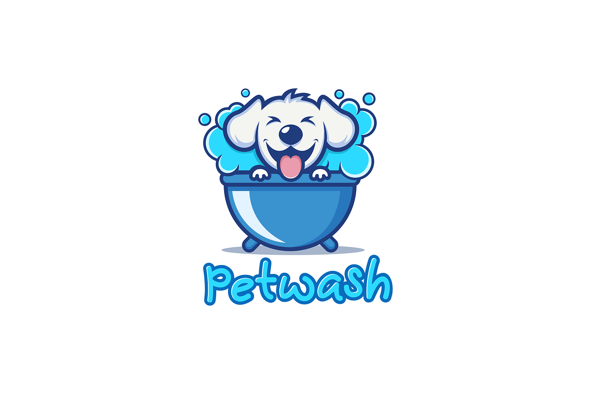 Pet Wash and Grooming Logo Design, a Branding & Logo Template by majesticlogo