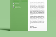 Green Resume Design Template, a Resume Template by MightyDesign (Thumbnail 3 of 8)