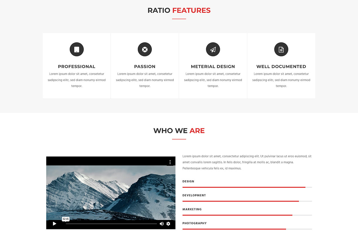 Ratio - Agency WordPress Theme, a WordPress Template by Themesvila (Photo 3 of 8)