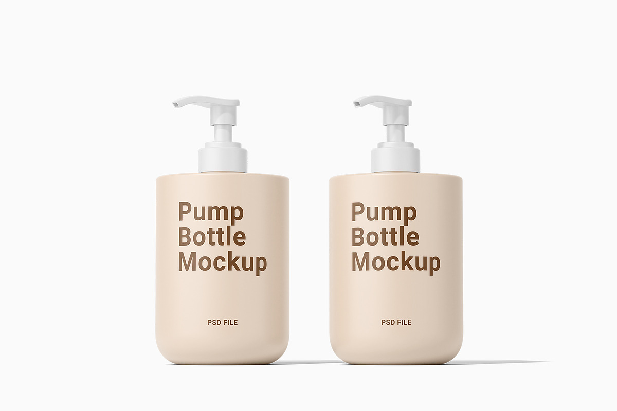 Cosmetic Pump Bottle Mockup, a Cups & Container Mockup by Akebareee (Photo 1 of 3)