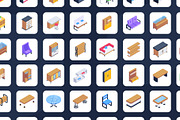 Furniture Icons, a Duotone Icon by Brickclay (Thumbnail 5 of 6)