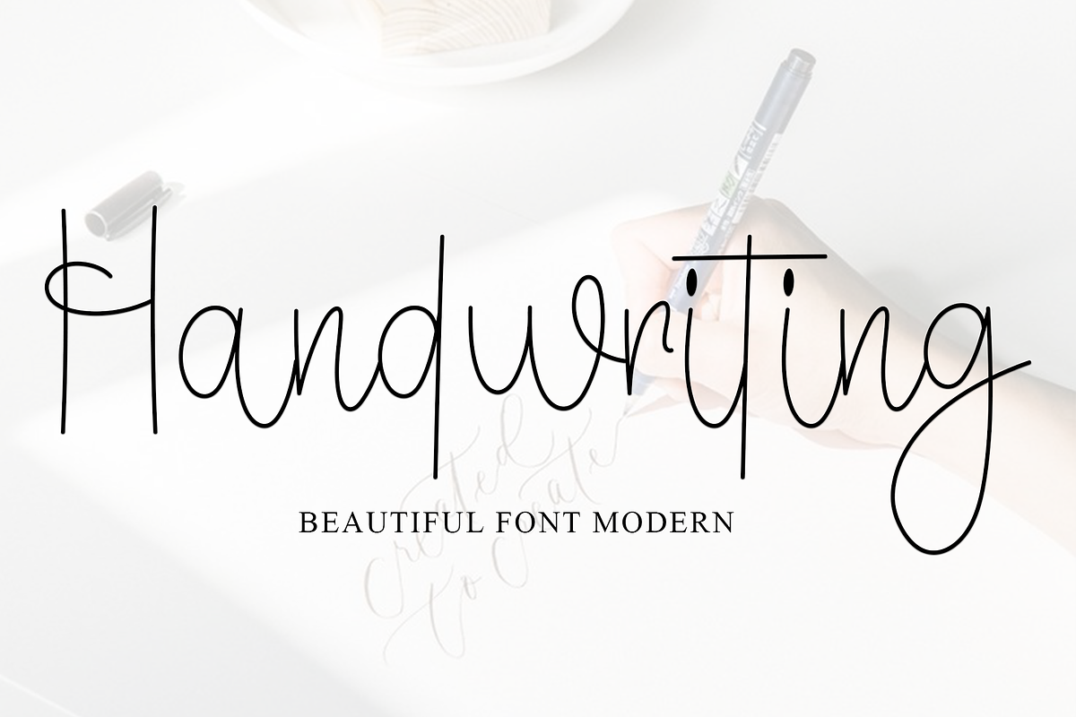School Autography, a Handwritten Font by InermediaSTUDIO (Photo 2 of 8)