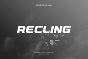 Recling, a Font by garismantra (Thumbnail 1 of 4)
