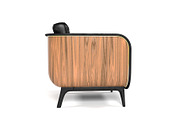 Brando armchair, a Furniture 3D Model by inDahouze (Thumbnail 4 of 10)