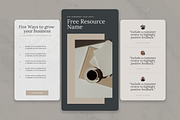 Parker Social Media Canva Templates, a Templates & Theme by Regent Parkette (Thumbnail 5 of 5)