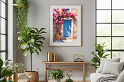 Bougainvillea Mediterranean Art, a Background Graphic by Floraphoria (Thumbnail 5 of 13)