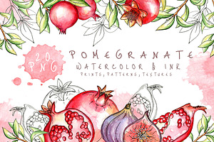 Juicy pomegranate