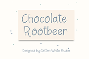 Chocolate Rootbeer, a Handwritten Font by Sofia Skoog (Thumbnail 1 of 9)