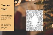 Christmas, New Year Frames & Borders, an Illustration by ChristinaDesigns (Thumbnail 7 of 7)