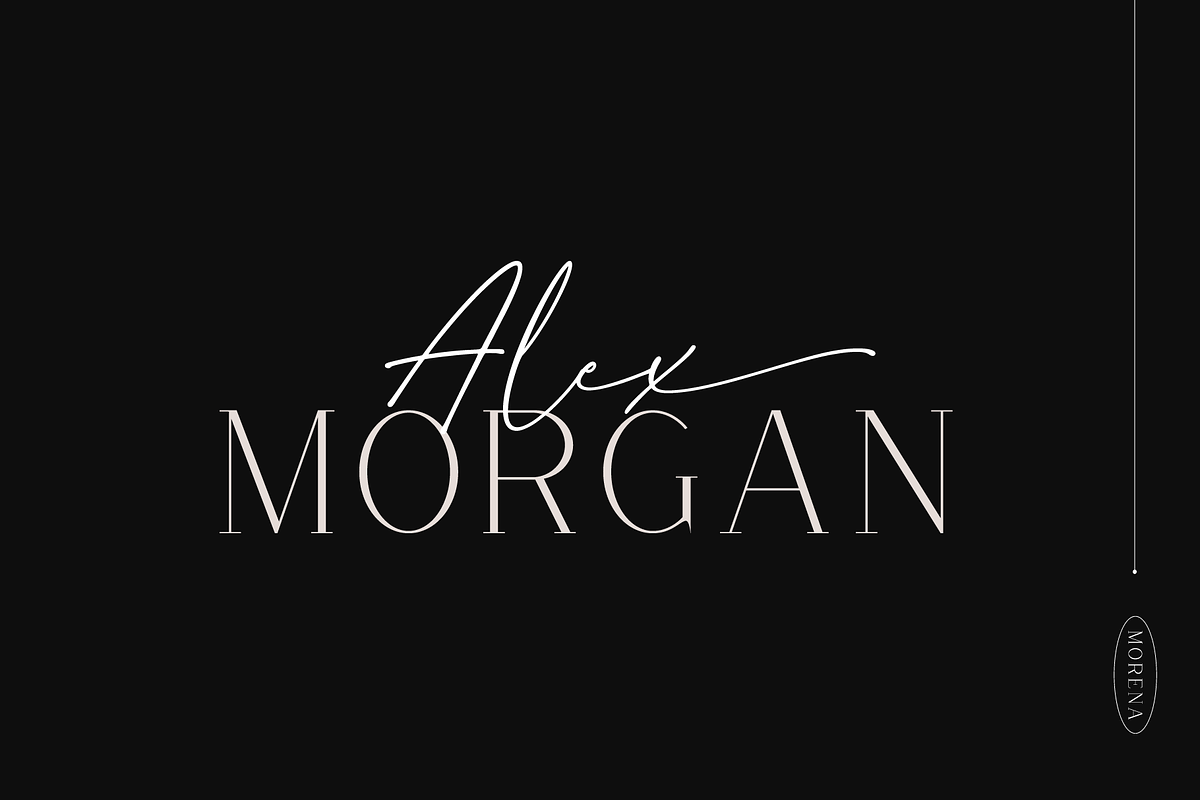 Morena Font Duo, a Serif Font by Pen Culture (Photo 9 of 12)