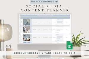 Digital Social Media Planner