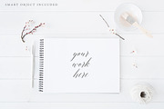 Sketchbook artist mockup - Psd+Jpg, a Print Template by White Hart Co. (Thumbnail 1 of 2)