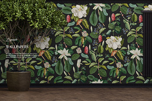 Exquisite Botanical Floral Pattern