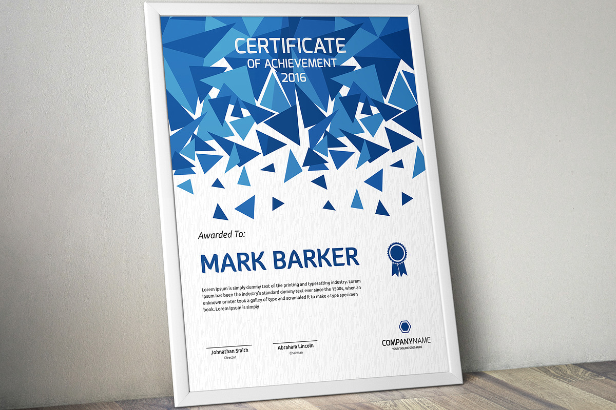 Certificate Word | PSD | AI, a Stationery Template by Curve Design (Photo 2 of 3)