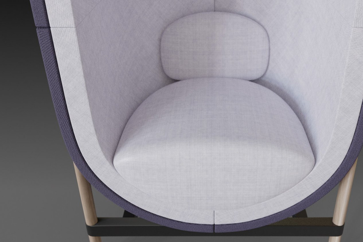 Capsule chair sofa, a 3D by NojskaAksjon (Photo 16 of 23)