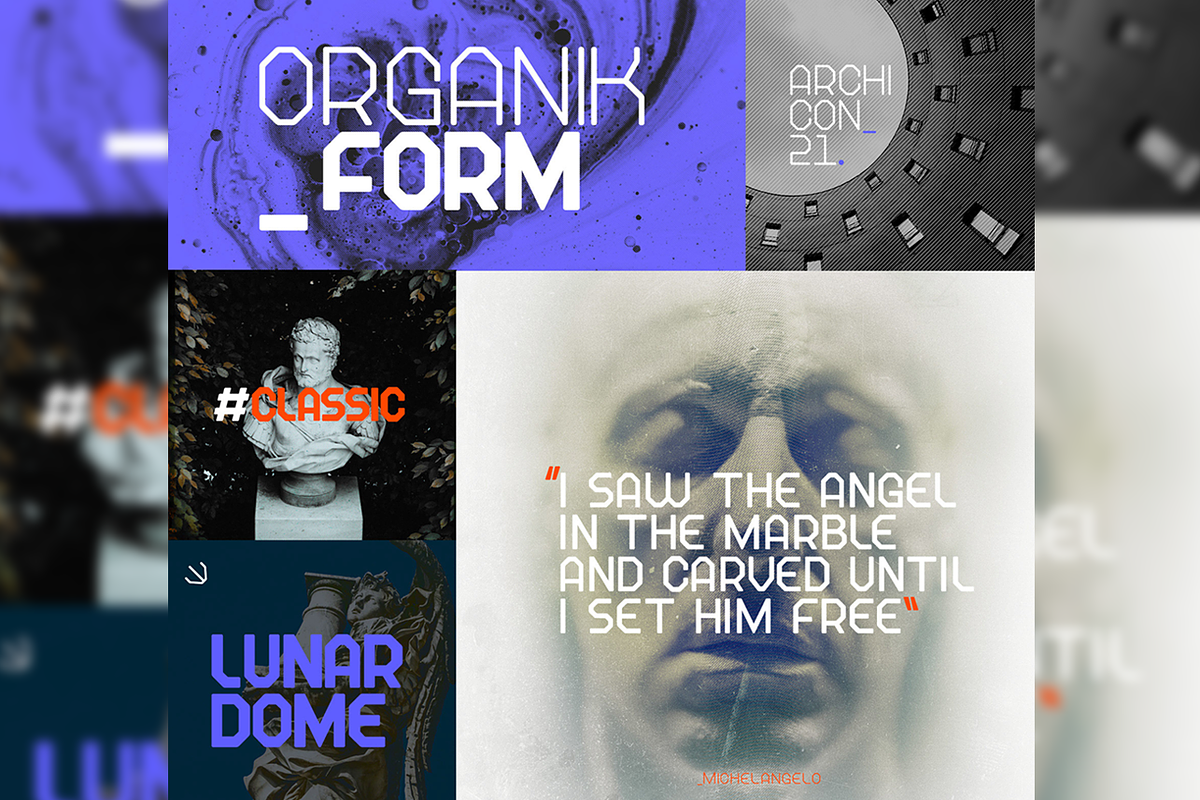 RQND Pro 2 - Type System (20 fonts ), a Sans Serif Font by Tondi Type Studio (Photo 14 of 25)
