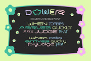 Dower - Playful display font, a Sans Serif Font by creativemedialab (Thumbnail 3 of 10)