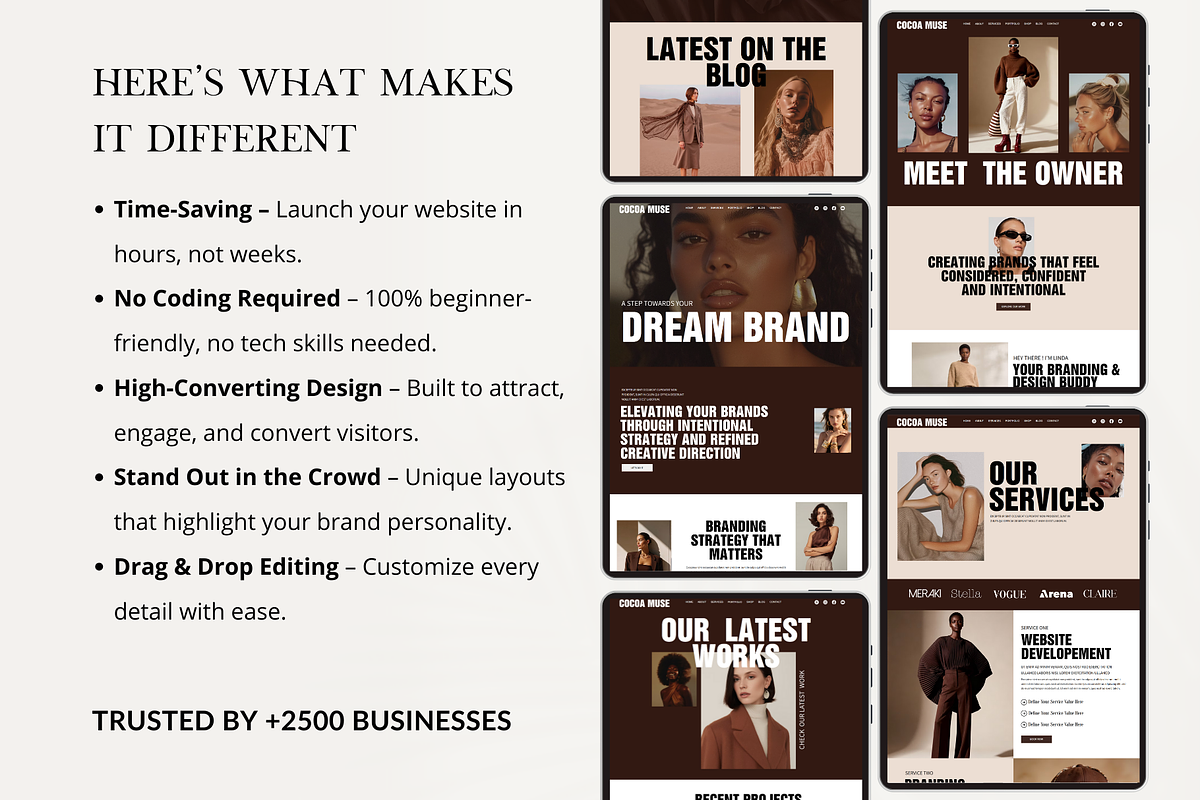 Luxury Wix Studio Website Template, a Wix Template by AdvertFox (Photo 3 of 10)