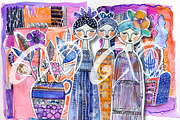 Petal Paper Dolls: Artsy Paper Dolls, a Person Illustration by NiiiNArt (Thumbnail 4 of 7)