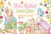 Peter Rabbit - Summer Garden, an Illustration by helloPAPER (Thumbnail 1 of 3)