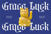Bluster Elation Modern Blackletter, a Blackletter Font by timelesstype.co (Thumbnail 9 of 20)