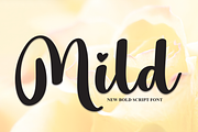 Mild | Script Font, a Script Font by Scratchones (Thumbnail 1 of 8)