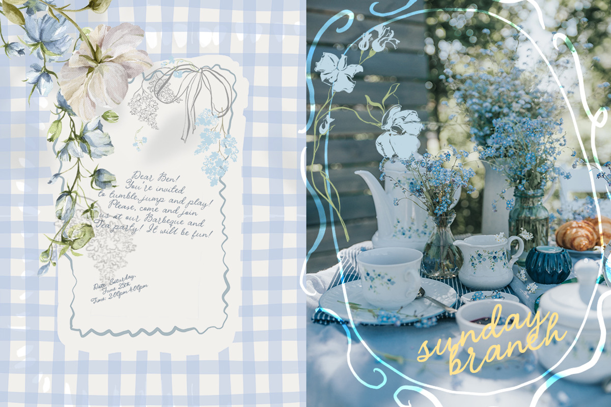 Blossom mood Floral illustration, an Object Illustration by 60secondsArt (Photo 2 of 10)