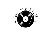 Vintage Vinyl Record & Turntable Bun, an Illustration by Creativeshirt (Thumbnail 27 of 31)
