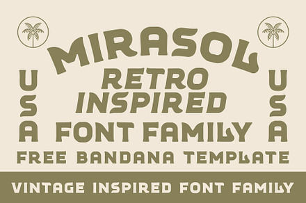 Mirasol Typeface | Vintage Font