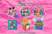 BubblyDoubly Font Family, a Handwritten Font by LTNG STUDIO (Thumbnail 5 of 8)