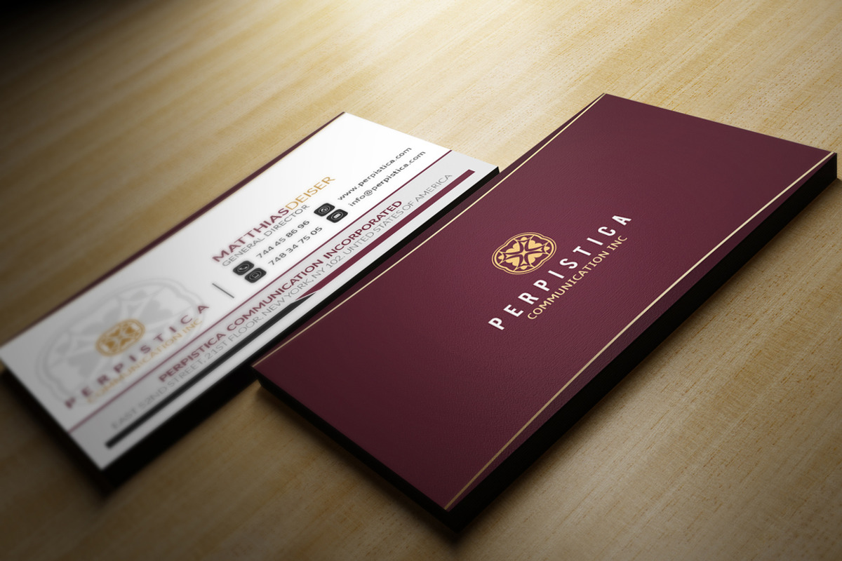 Elegant Business Card, a Business Card Template by Marvel (Photo 2 of 3)