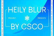 Heily Blur, a Sans Serif Font by Craft Supply Co. (Thumbnail 1 of 8)