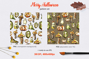 Merry Halloween - Pattern Set