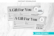 Printable Gift Certificate, a Templates & Theme by Snapybiz (Thumbnail 1 of 13)