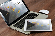 Rhombus Coming Soon PSD Template, a Websites & App Template by Viktor (Thumbnail 2 of 8)