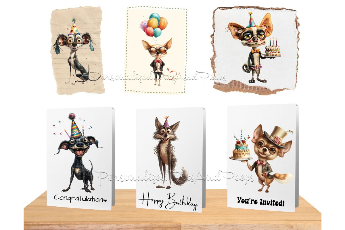 142 Whimsical Quirky Dog Clipart, an Animal Illustration by Art Paradise Studios (Photo 7 of 10)