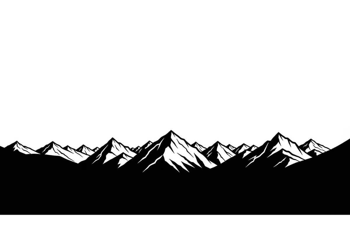Endless Mountain Horizons Silhouette, a Graphic by musafir_fashion (Photo 12 of 14)