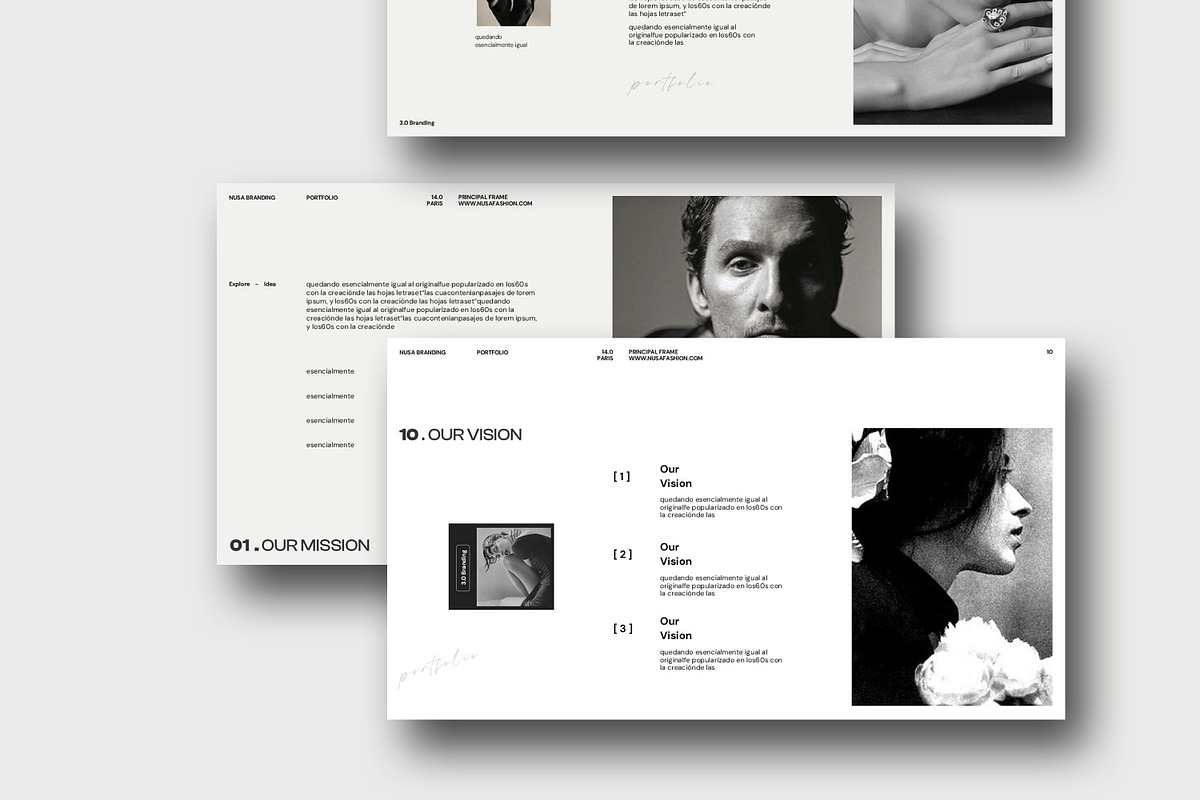 Nusa Brand Portfolio Presentation, a Presentation Template by Studio Artisan (Photo 6 of 14)