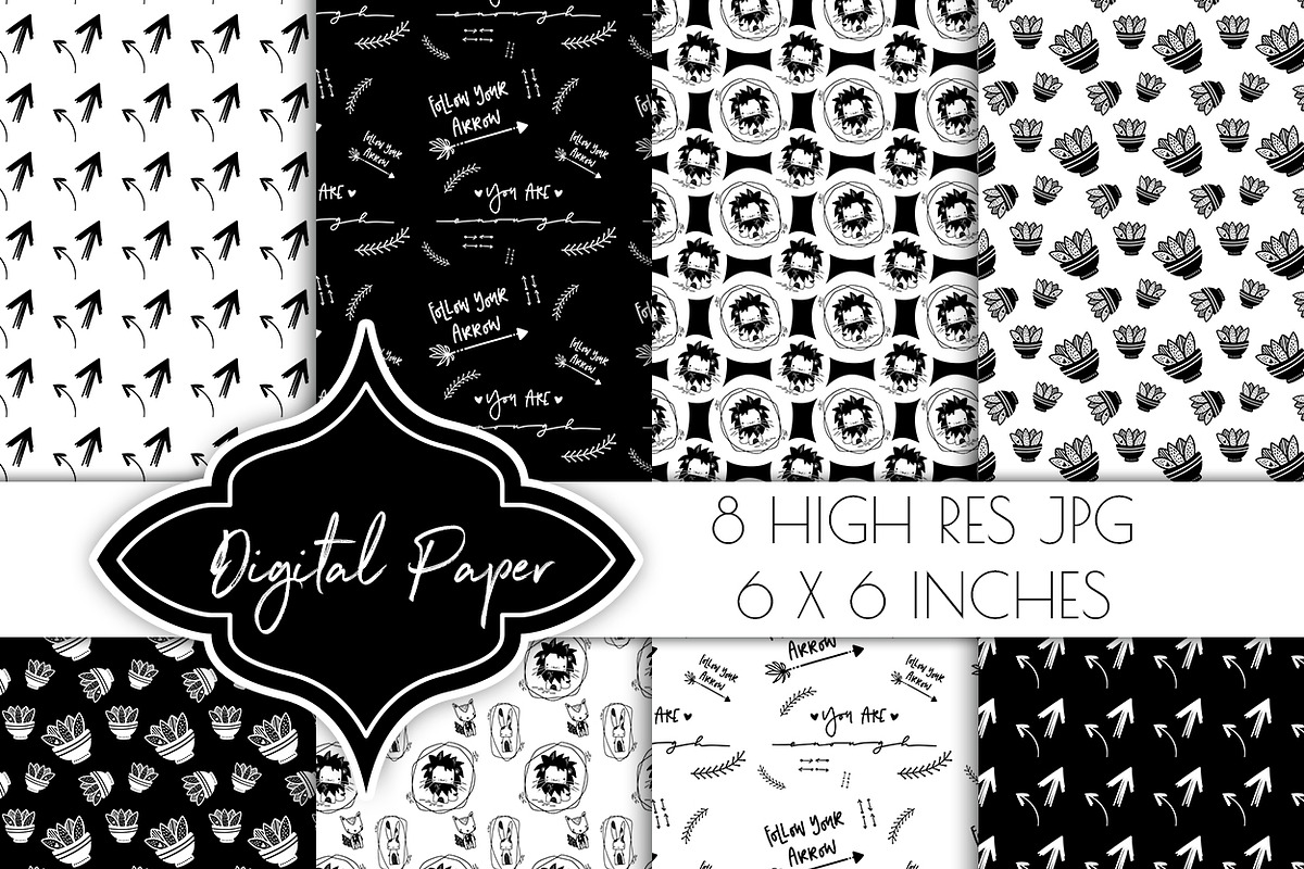 scandinavian digital paper, pattern, a Pattern Graphic by Personal Epiphany (Photo 1 of 3)