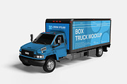 Box Truck Mockup, a Product Mockup by MrLetters (Thumbnail 5 of 5)